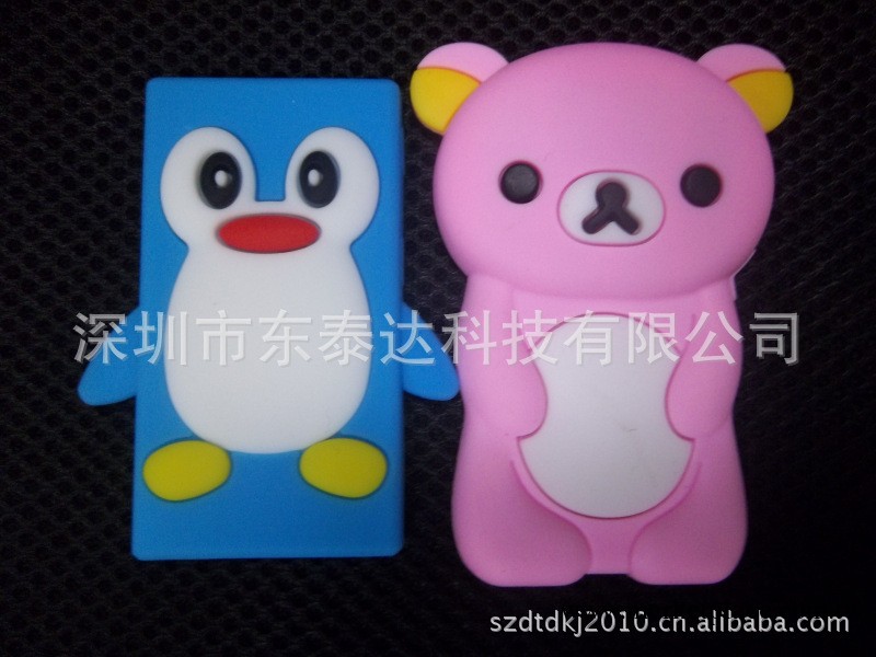 蘋果ipod nano7保護套 立體熊MP3矽膠套 NANO7矽膠保護殼 矽膠套工廠,批發,進口,代購