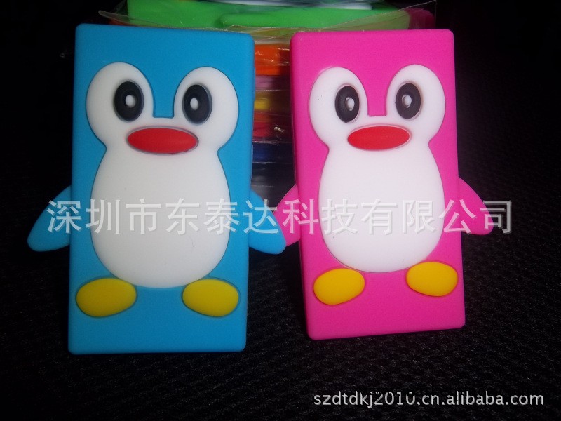 蘋果ipod nano7企鵝保護套 NANO7矽膠保護殼 可愛企鵝矽膠套批發工廠,批發,進口,代購