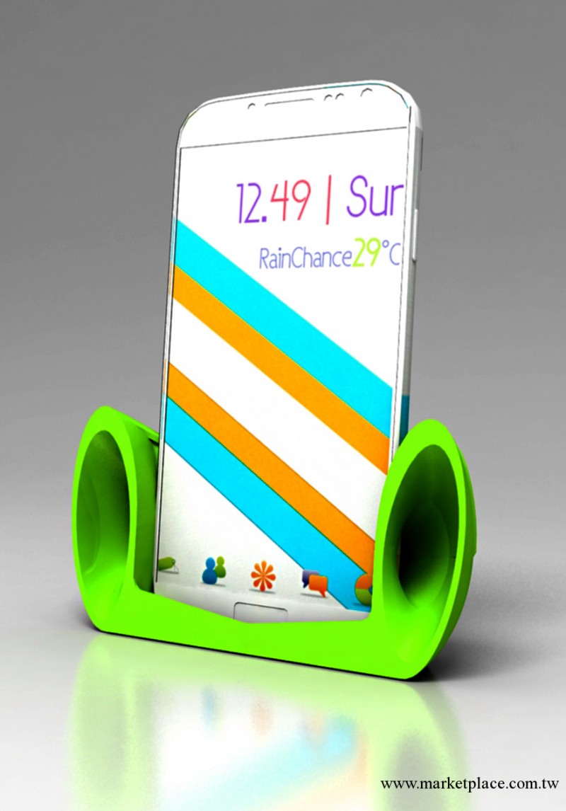 三星S4/9500 手機矽膠揚聲喇叭底座 廠傢直銷 公模 可定制工廠,批發,進口,代購