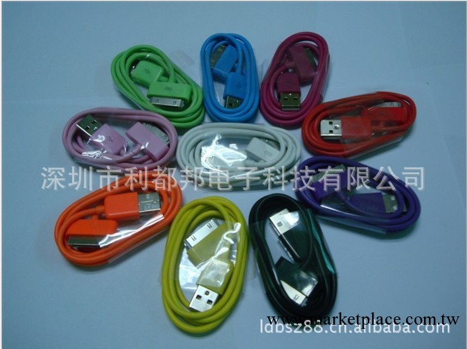 蘋果IPHONE4數據線充電線 IPOD充電線數據線 一米長蘋果線批發工廠,批發,進口,代購