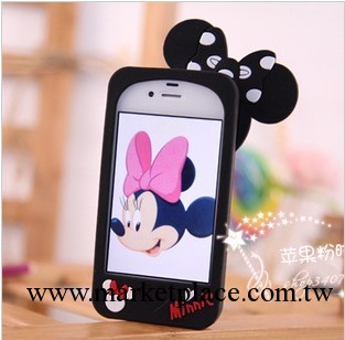 迪士尼 米妮mini 蘋果iphone 4/ 4S 卡通保護套 手機殼工廠,批發,進口,代購