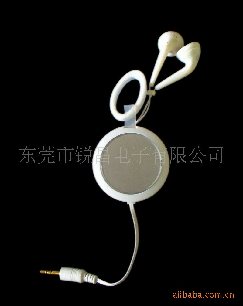 高品質電子禮品單拉伸縮耳機 IPOD伸縮耳機 單拉工廠,批發,進口,代購