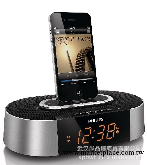 Philips/飛利浦【AJ7030D】蘋果伴侶音箱 iPod/ iPhone時鐘收音機工廠,批發,進口,代購