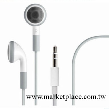 蘋果耳機iphone4MP3/4ipad ipod itouch4耳機 iphone5非線控耳機工廠,批發,進口,代購