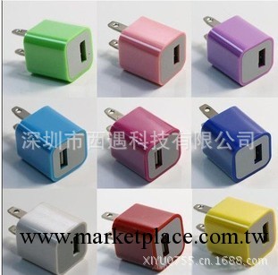 蘋果 iPhone 4 4s 綠點 充電器 3GS iPod Touch 4 彩色充電頭配件工廠,批發,進口,代購