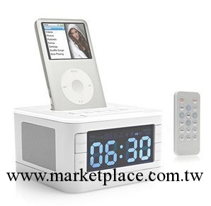 促銷正品B7蘋果音響iphone4/4s手機音箱鬧鐘ipod蘋果外接音箱FM工廠,批發,進口,代購