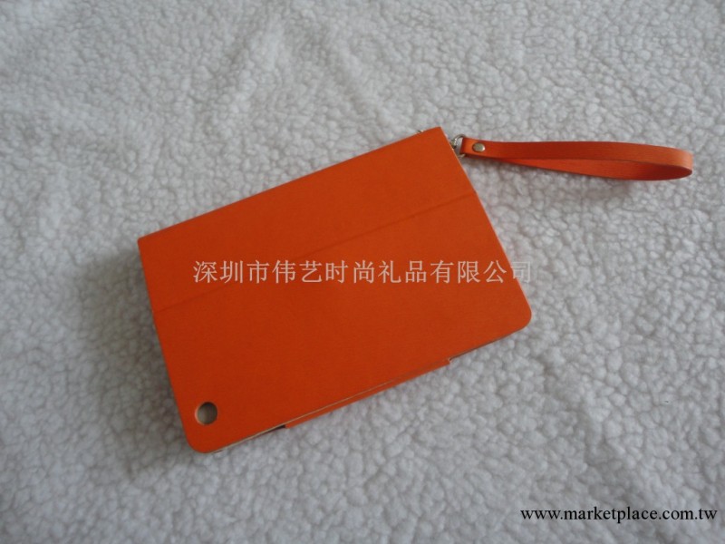 深圳廠傢專業生產仿皮手挽帶支座ipad mini 皮套 迷你ipad皮套工廠,批發,進口,代購