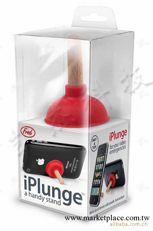 蘋果iPhone4G 4代 3G/3GS iPod touch 4可愛馬桶抽支架 電影支架批發・進口・工廠・代買・代購