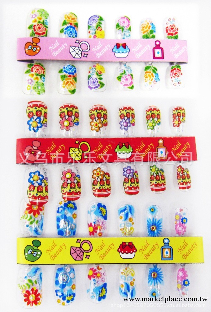 樂樂文具廠傢直銷韓國新款學生美甲印花套裝甲片文具批發LL-Y-160工廠,批發,進口,代購
