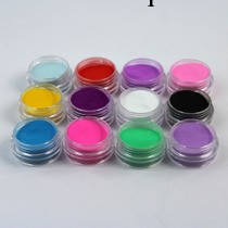 美甲用品美甲工具水晶甲雕花甲必備12色雕花粉套裝工廠,批發,進口,代購