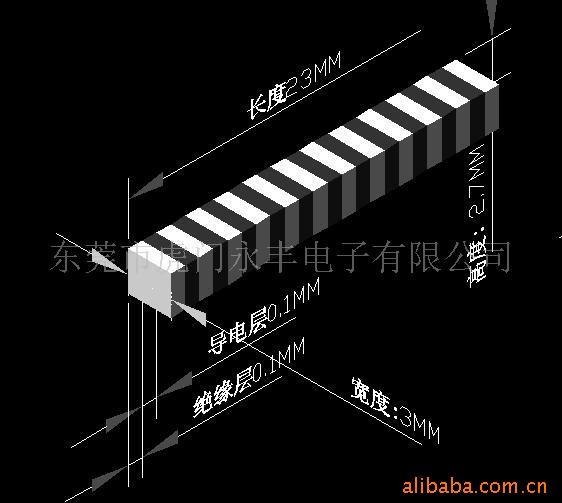專業廠傢供應導電橡膠連接器(圖)工廠,批發,進口,代購