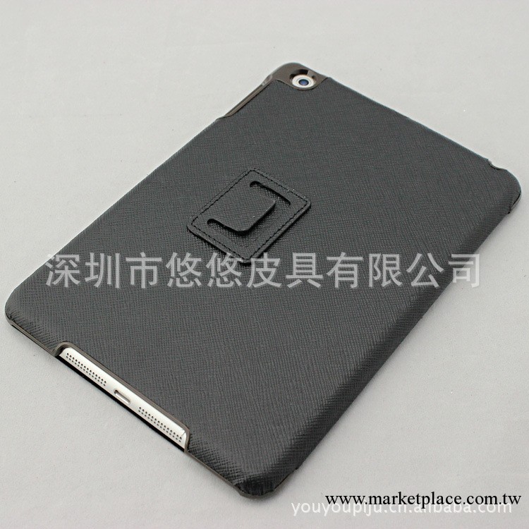 廠傢直銷ipad mini皮套 超薄二折支架款 PU十字紋貼皮 歡迎咨詢工廠,批發,進口,代購