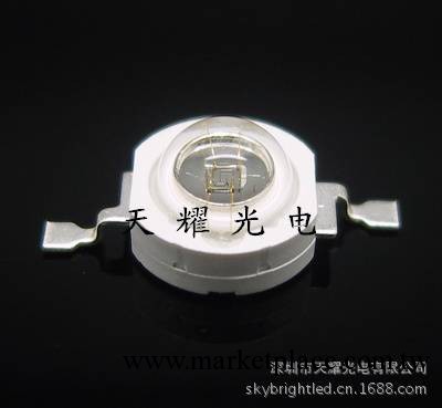 3W紫外LED UV LED 紫光LED燈珠 375-385nm固化 防偽工廠,批發,進口,代購