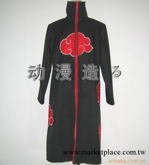 動漫服裝COSPLAY 火影忍者曉組織披風 鼬長袍工廠,批發,進口,代購