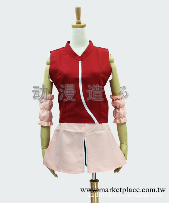 動漫COSPLAY衣服火影忍者春野櫻疾風傳2代服裝工廠,批發,進口,代購