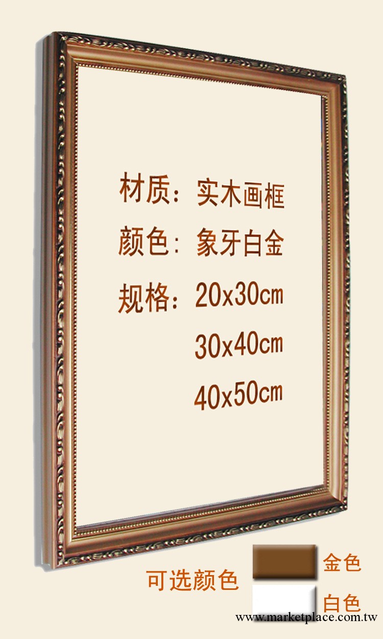 diy數字油畫*手繪油畫*通用高檔實木白金油畫外框40*50 多種規格工廠,批發,進口,代購