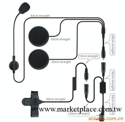 對講機耳機 三線耳機 摩托車頭盔耳機工廠,批發,進口,代購