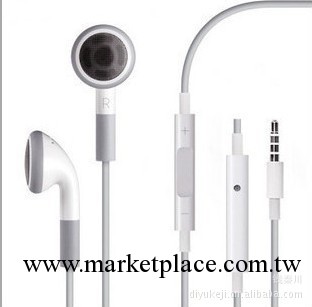 蘋果耳機 批發 iphone耳機 iphone4/4s耳機 原裝正品 線控帶麥批發・進口・工廠・代買・代購