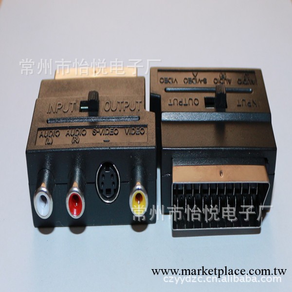 鍍鎳掃把頭AV連接器工廠,批發,進口,代購