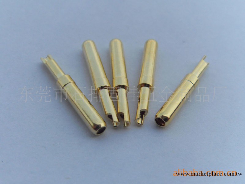 東莞固佳供應∮1.5×19L醫療連接器鍍金母冠簧插針插孔工廠,批發,進口,代購