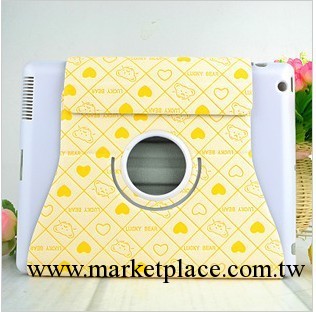 蘋果iPad 幸運熊旋轉休眠套 ipad2 iPad3 LuckyBear旋轉休眠套工廠,批發,進口,代購