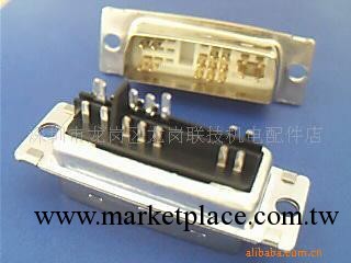 DVI 12+5 Solder Male連接器工廠,批發,進口,代購