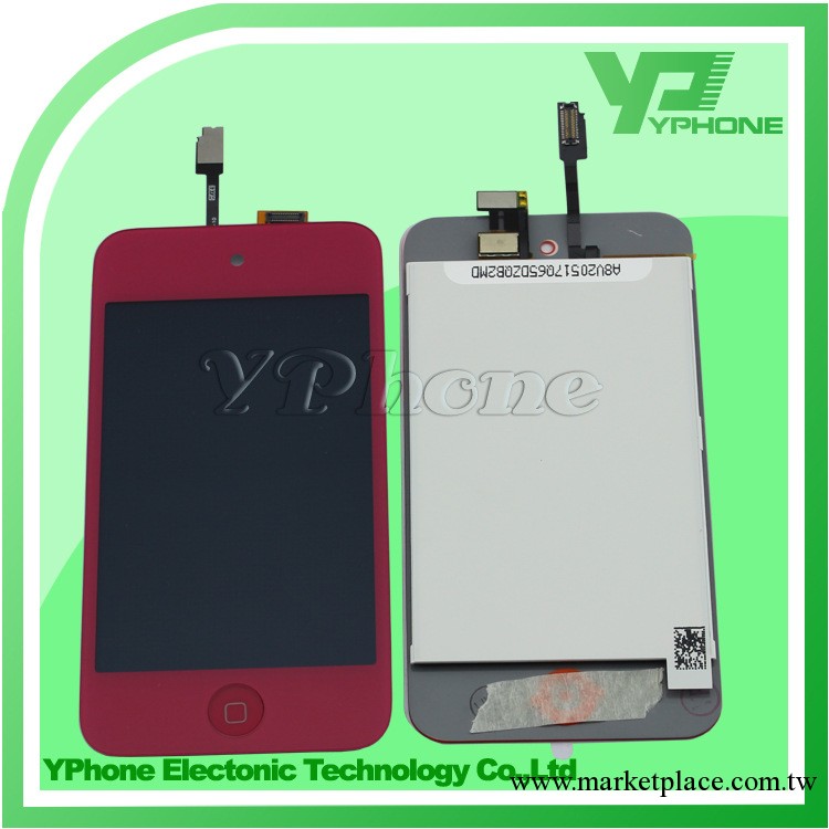 供應 ipod touch4彩色液晶總成 蘋果手機彩色液晶顯示屏工廠,批發,進口,代購