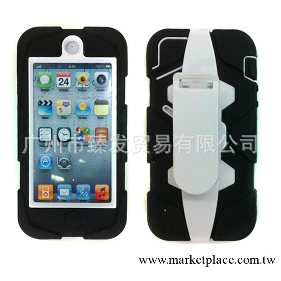 新款ipod touch5 格裡芬 生還者 加厚防震支架套 手機殼 可帶夾子工廠,批發,進口,代購
