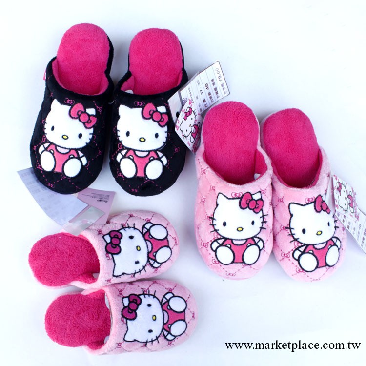 棉拖鞋批發新款秋冬女士棉拖鞋 hello kitty傢居軟底棉拖13610 09工廠,批發,進口,代購