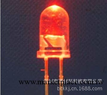 廠傢直銷供應高亮LED 5MM 白發紅 短腳 亮度2500-3000工廠,批發,進口,代購