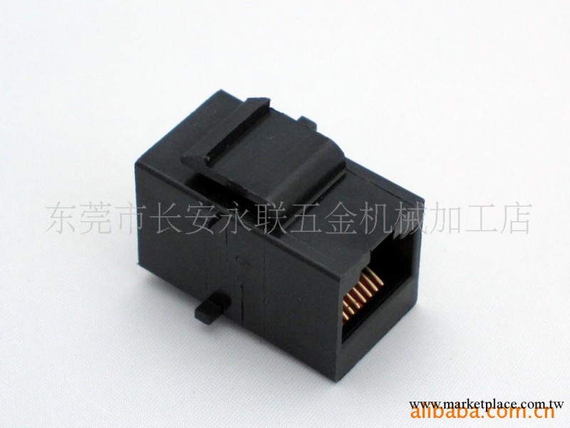 供應8P帶卡鉤網絡直通 RJ45連接器工廠,批發,進口,代購