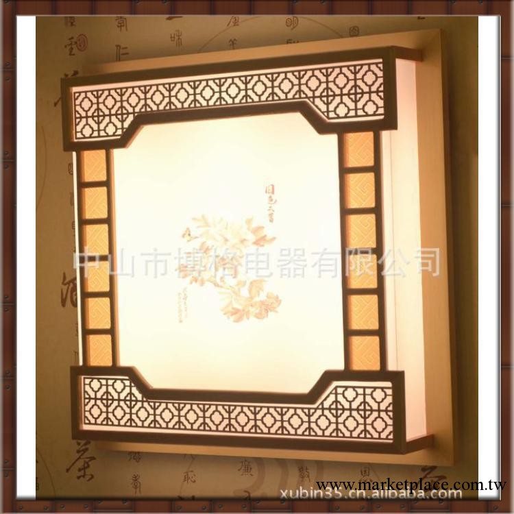 LED吸頂燈 中式吸頂燈 熱銷新款原木吸頂燈 燈具 led方形吸頂燈工廠,批發,進口,代購