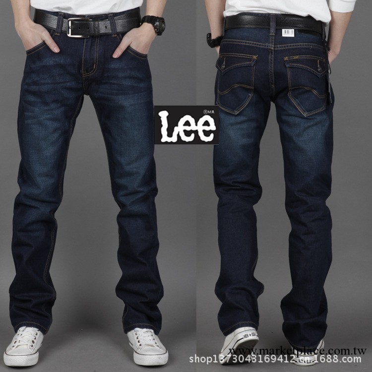 Lee 品牌2013新款男士牛仔褲 秋冬款男士直筒爆款特價現貨批發工廠,批發,進口,代購