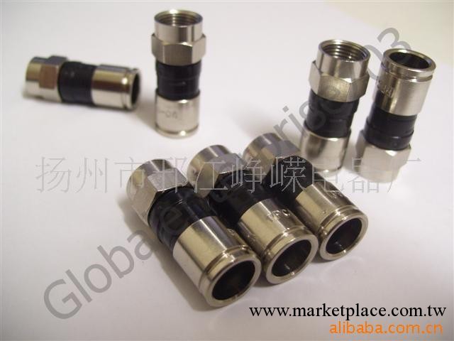 擠壓式RF射頻連接器F頭，現貨供應，價格同行最低，品質最好工廠,批發,進口,代購