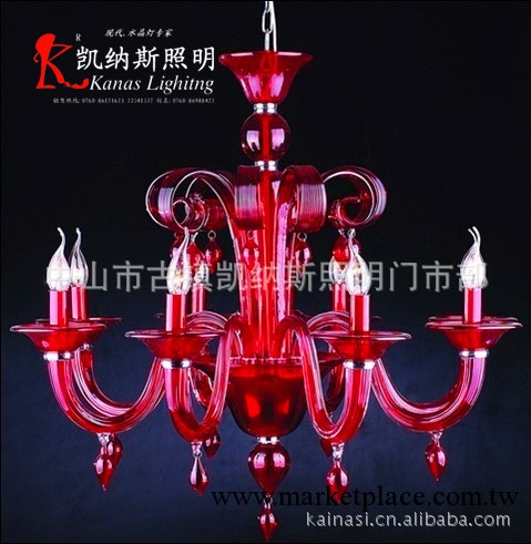 喜慶 紅色吊燈 紅色燈具 新婚吊燈 簡約現代燈具 愛情海風情批發・進口・工廠・代買・代購