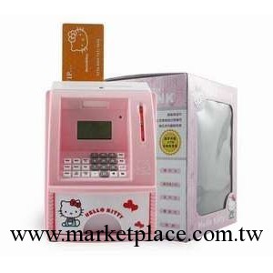 ATM自動存取款機/存錢罐/HELLO KITTY真人語音存款機 兒童節禮物工廠,批發,進口,代購