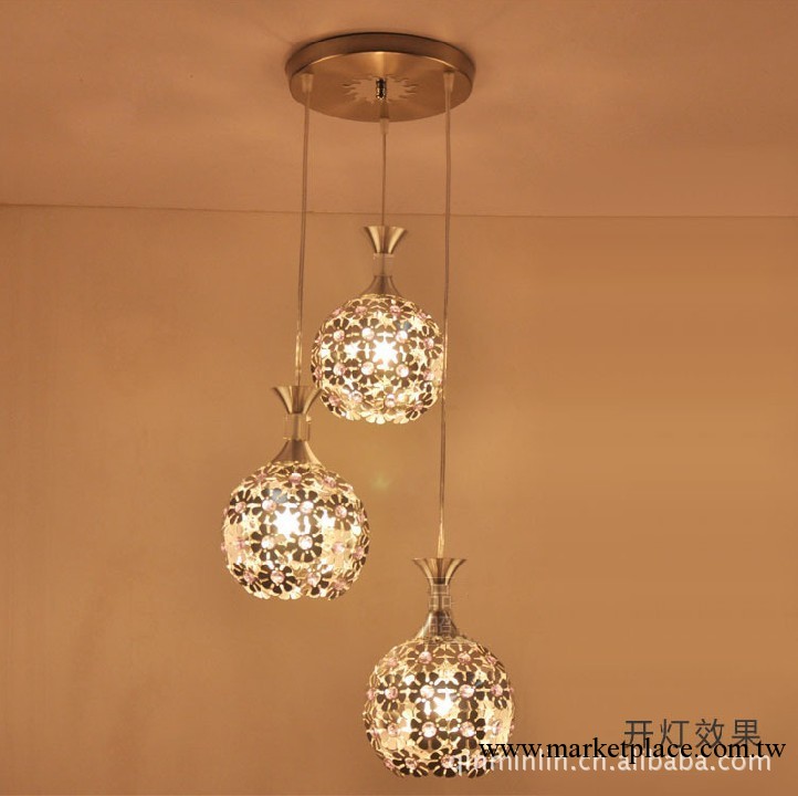 批發熱銷現代傢居鋁材餐廳燈飾燈具 水晶鋁材時尚吊燈工廠,批發,進口,代購