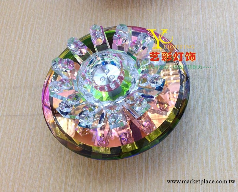 廠傢直銷 LED水晶玄道燈 過道燈 走廊燈 傢裝LED燈具 天花燈2846工廠,批發,進口,代購