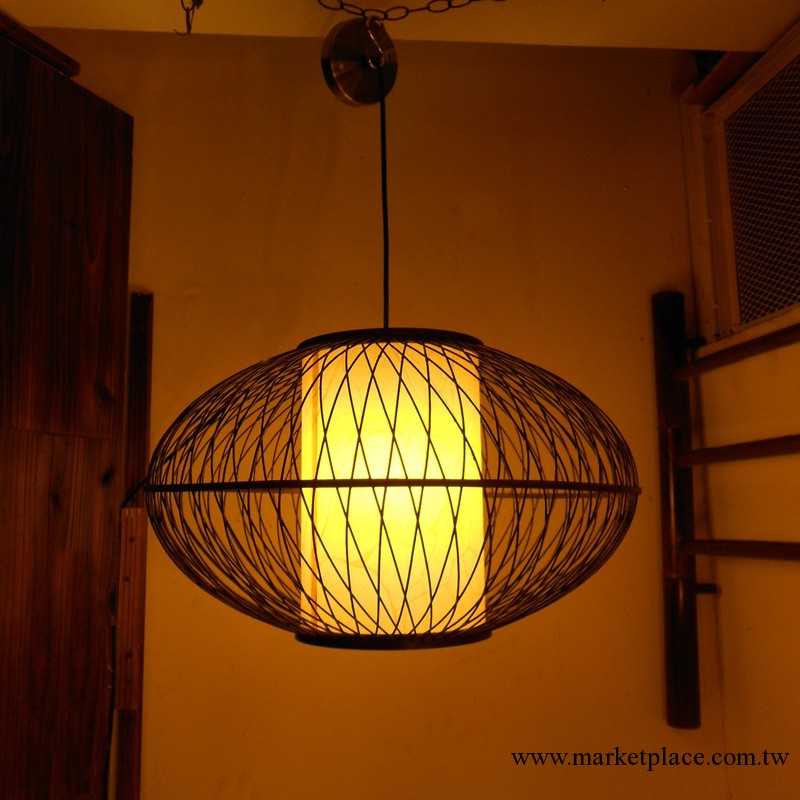 供應東南亞中式竹編織燈具加工訂制傢居酒店休閑會所燈飾工廠,批發,進口,代購