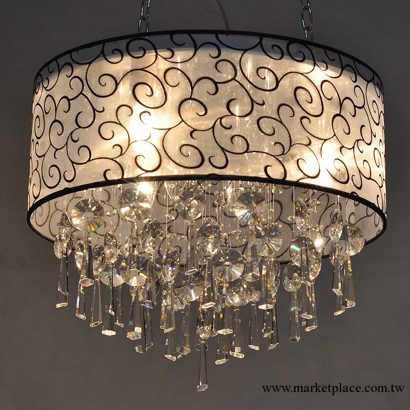 弗森 水晶燈具led吸頂燈客廳燈現代簡約臥室餐廳燈飾浪漫溫馨5002工廠,批發,進口,代購