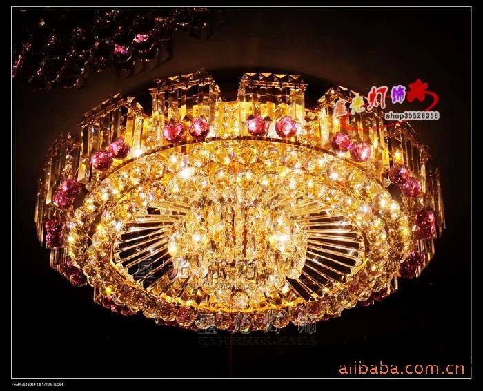 星光燈飾燈具 7051豪華高檔的現代水晶客廳吸頂燈吊燈/直徑1000工廠,批發,進口,代購