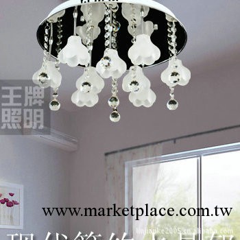 MX1103 水晶燈花朵燈虎爪玻璃吸頂燈臥室燈飾燈具招代理 一件代發工廠,批發,進口,代購