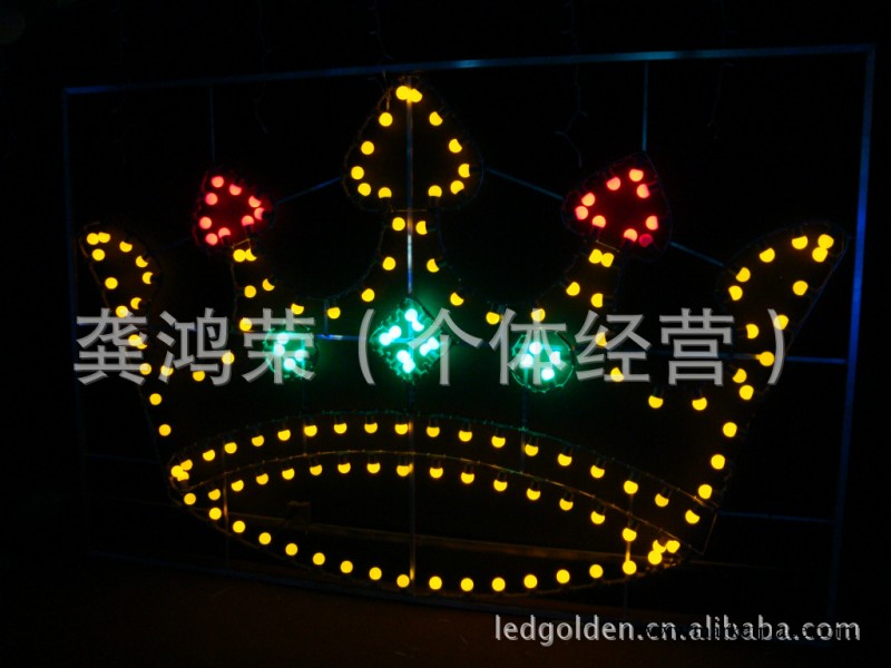 【生產訂做】仿皇冠造型燈，仿生圖案燈防雨水LED工藝裝飾燈具工廠,批發,進口,代購