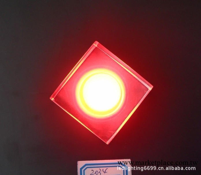 古鎮燈具廠供應LED系列燈具新品上市大功率水晶天花燈LED水晶壁燈工廠,批發,進口,代購