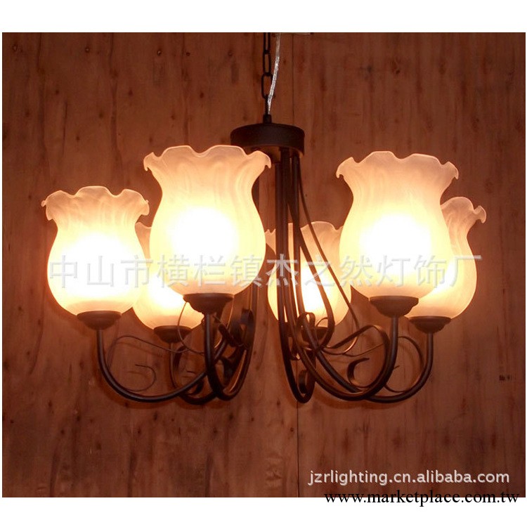 【讓利銷售】歐式6頭吊燈 餐廳客廳臥室過道地中海6頭燈飾燈具工廠,批發,進口,代購