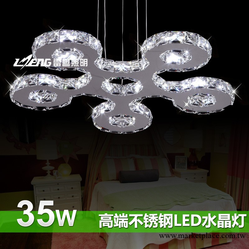 供應中山批發水晶燈時尚LED吊燈創意吊燈酒店水晶燈飾客廳燈具工廠,批發,進口,代購
