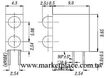 組裝黃色LED、A694B/2UY/S530-A3工廠,批發,進口,代購