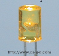 供應3mm/5mm黃光低光衰LED發光二極管工廠,批發,進口,代購