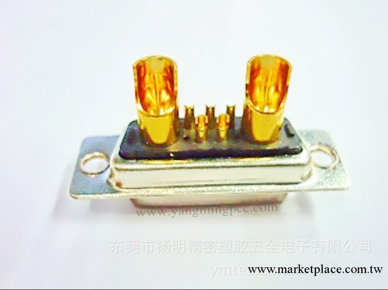 電源連接器 7W2 d-sub db 5+2 7w2母大電流混裝直孔焊線工廠,批發,進口,代購
