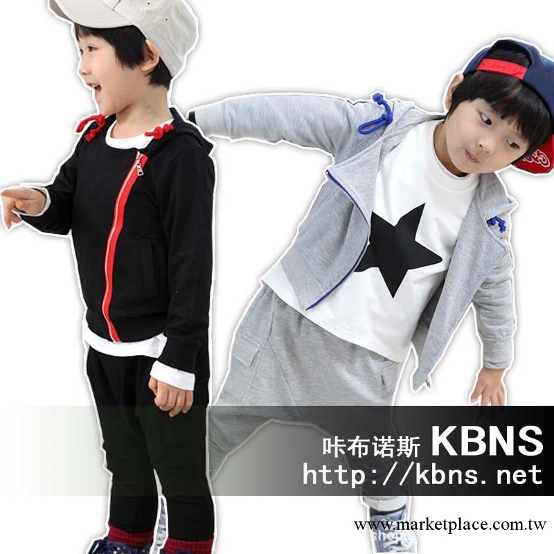 【KBNS】2013秋款童裝男童套裝韓版品牌外貿批發兒童套裝秋裝廠傢工廠,批發,進口,代購
